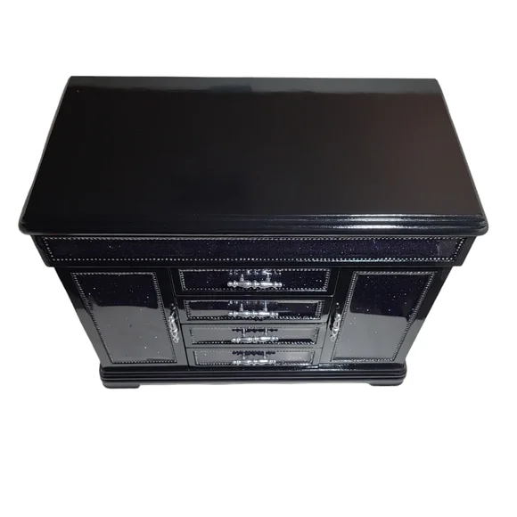 Extra Large Refinishef Jewelry Box - Picture 8 of 10